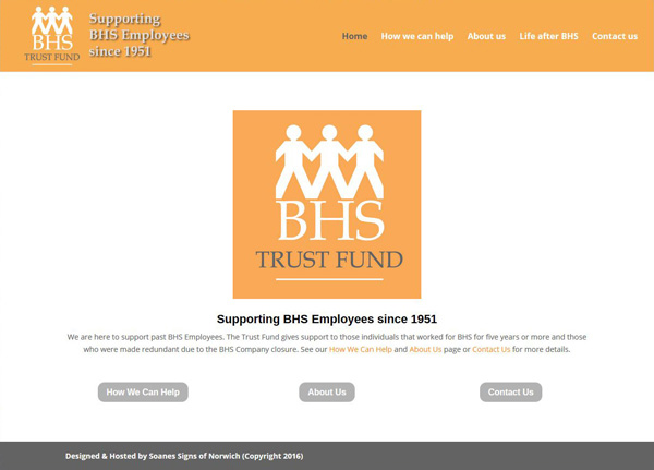 BHS Trust Fund Website