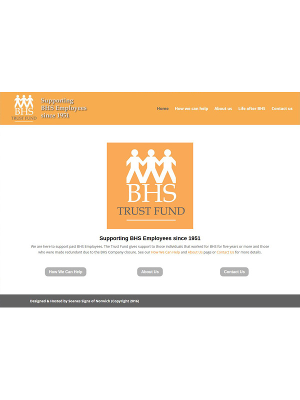 BHS Trust Fund Website