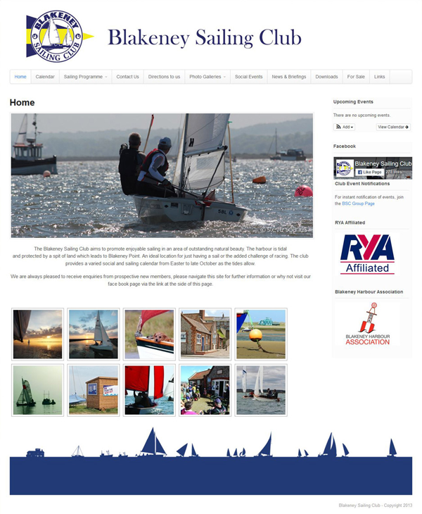 Blakeney Sailing Club Website