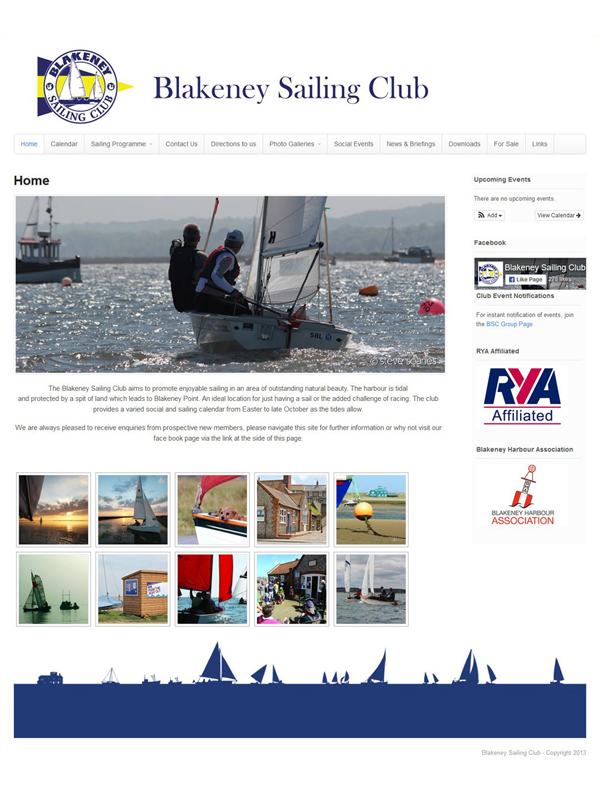 Blakeney Sailing Club Website