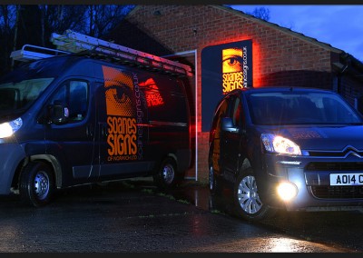 Soanes Signs of Norwich providing the highest quality vehicle graphics, bespoke signs, design and installation service for over 30 years
